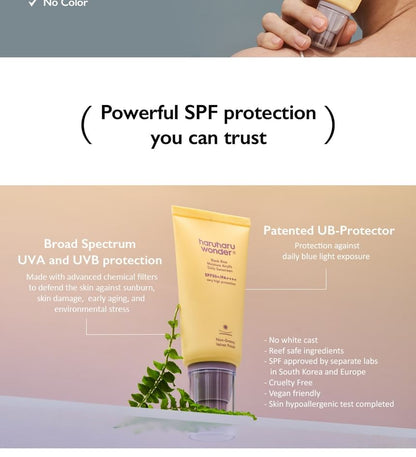 Black Rice Moisture Aryfit Daily Sunscreen Spf 50+PA - Haruharu Wonder