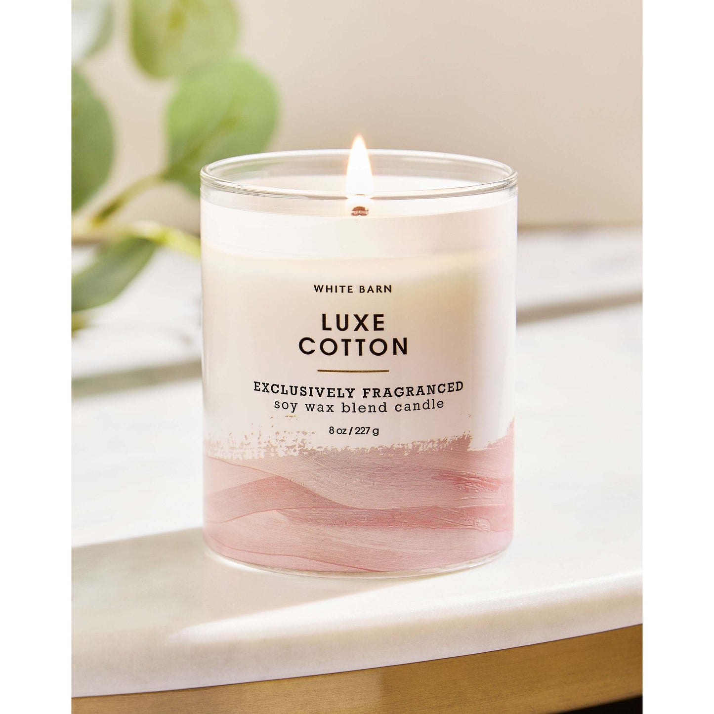 Luxe Cotton 1 Wick Candle - Bath & Body Works