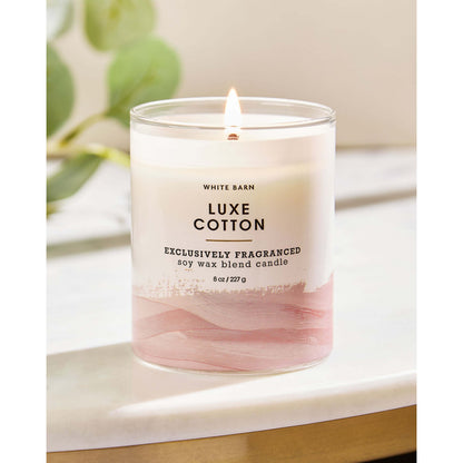 Luxe Cotton 1 Wick Candle - Bath & Body Works
