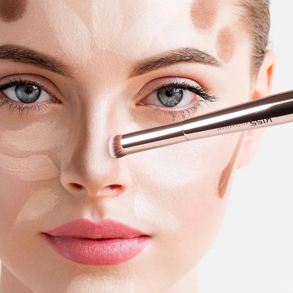 Dual Ended Complexion Brush - Kiss