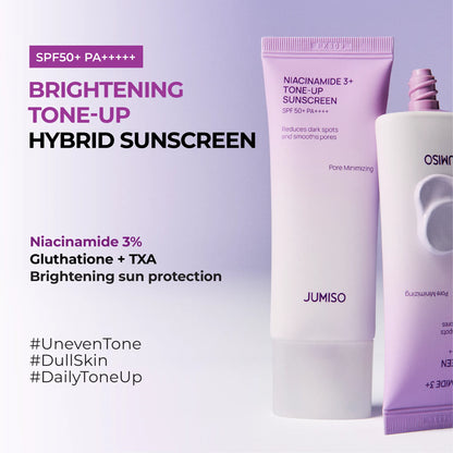 Niacinamide+3 Tone-Up Sunscreen Spf 50+Pa++++ - Jumiso