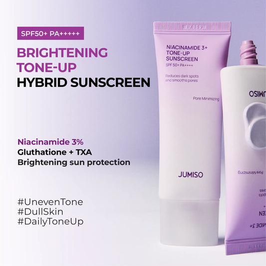 Niacinamide+3 Tone-Up Sunscreen Spf 50+Pa++++ - Jumiso