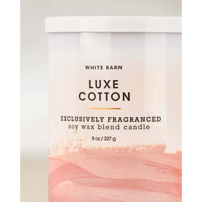 Luxe Cotton 1 Wick Candle - Bath & Body Works