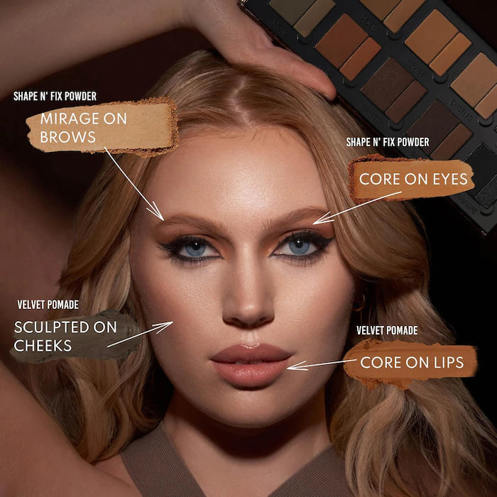 Groundwork Defining Neutral Palette For Eye-Brows-Face & Lips - Danessa Myricks Beauty