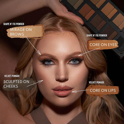 Groundwork Defining Neutral Palette For Eye-Brows-Face & Lips - Danessa Myricks Beauty