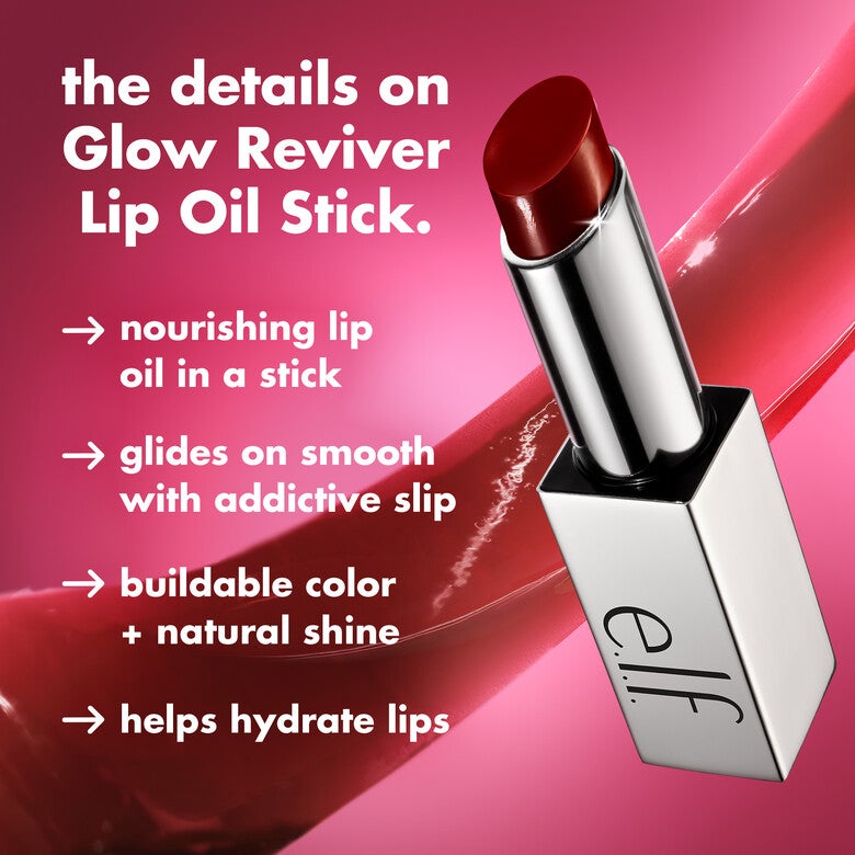 Glow Reviver Slipstick Tinted Lip Oil Stick - Elf