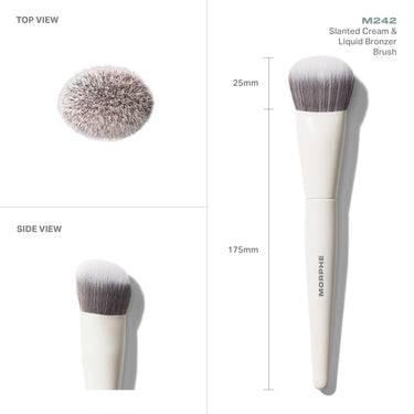 Slanted Cream & Liquid Bronzer Brush - Morphe