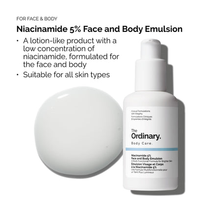 Niacinamide 5% Face And Body Emulsion - The Ordinary Body Care