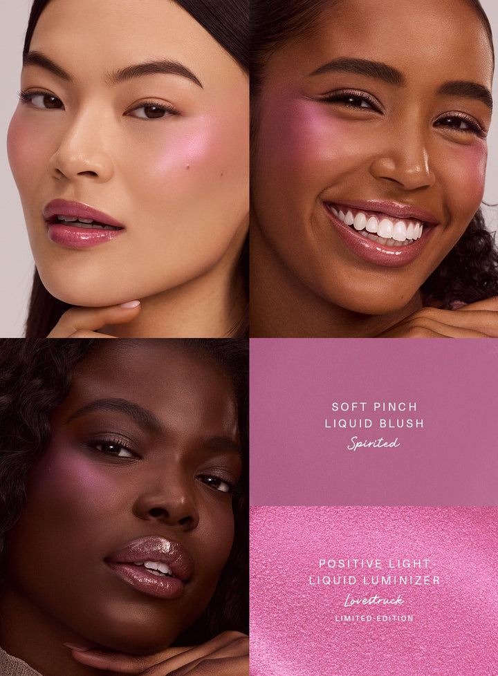 Violet Faves Mini Cheek & Lip Trio - Rare Beauty