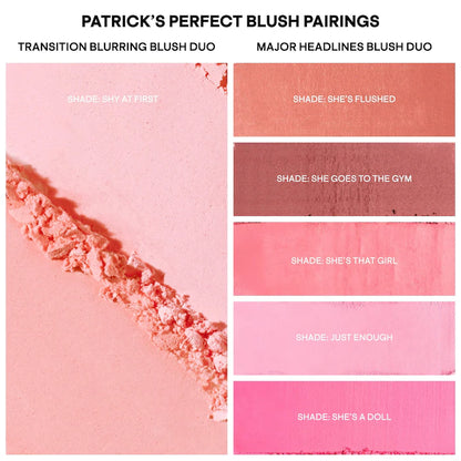 Transition Blurring Blush Duo - Patrick Ta