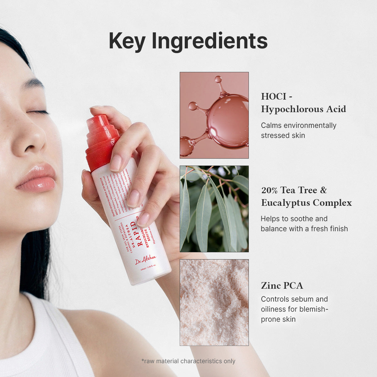 Rapid Hipochlorous Acid Rescue Mist - Dr. Althea