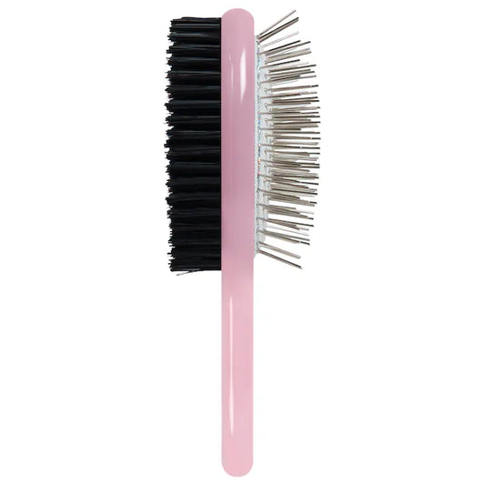 Double Take Dual Sided Detangling and Smooth Hair Brush - Mane