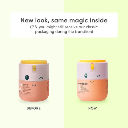 Spf Kids 20 Mineral Face Cream - Evereden