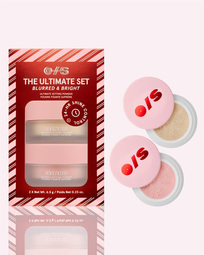 The Ultimate Setting Powder Set Blurred & Bright - One Size