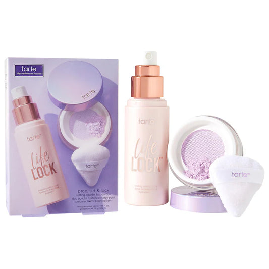 Prep Set & Lock Setting Powder & Spray Duo - Tarte