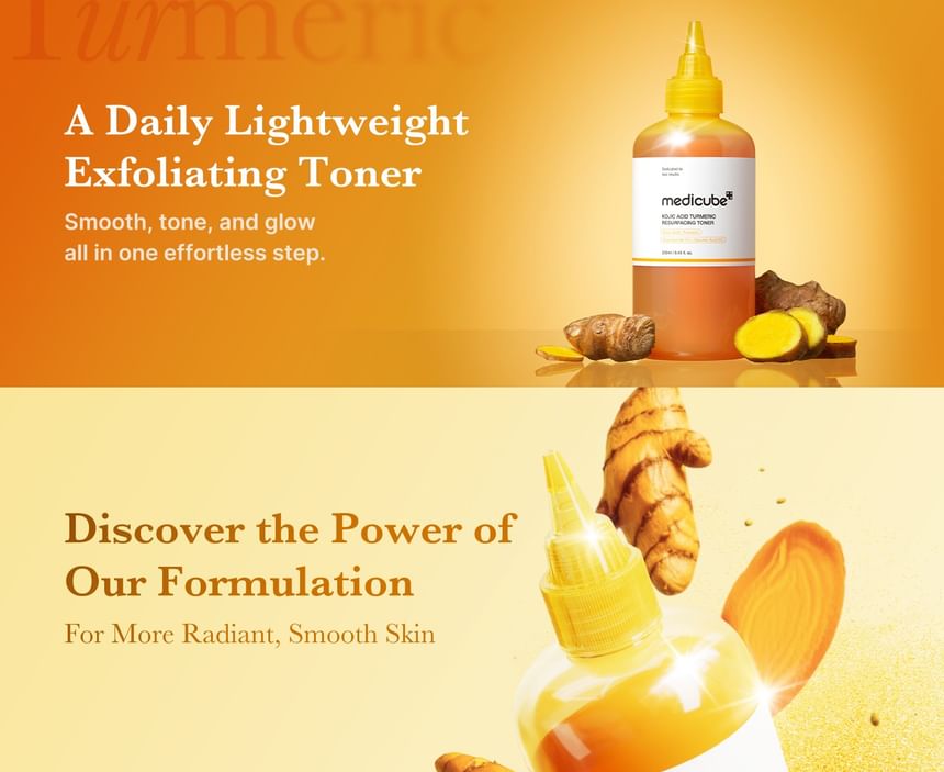 Kojic Acid Turmeric Resurfacing Toner - Medicube