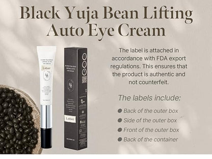 Black Yuja Bean Lifting Auto Eye Cream - HeveBlue