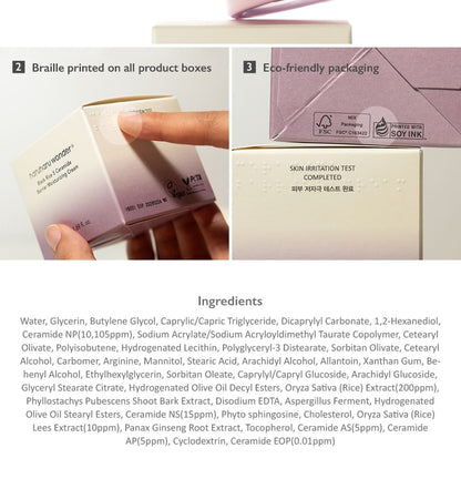 Black Rice 5 Ceramide Barrier Moisturizing Cream - Haruharu Wonder