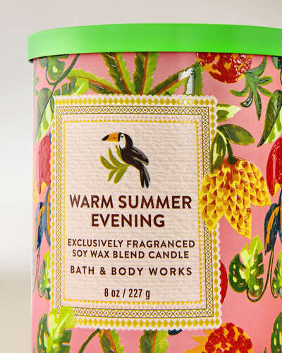 Warm Summer Evening 1 Wick Candle - Bath & Body Works