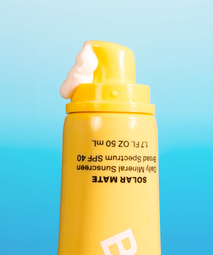 Solar Matte Daily Mineral Suscreen Broad Spectrum Spf 40 - Bubble