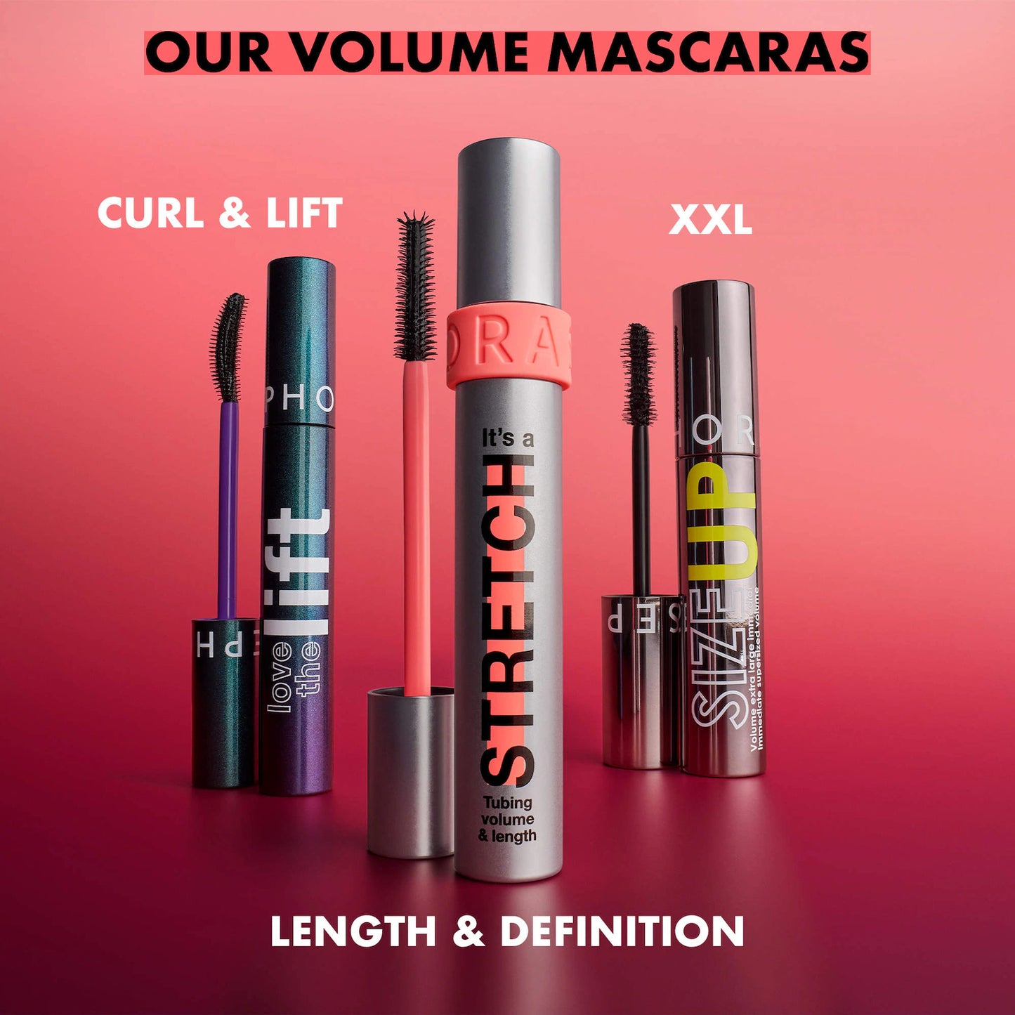 Mascara Tubing Volume & Length - Sephora