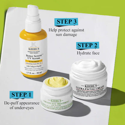 Moisturize And Help Protect Set - Sience Kiehls