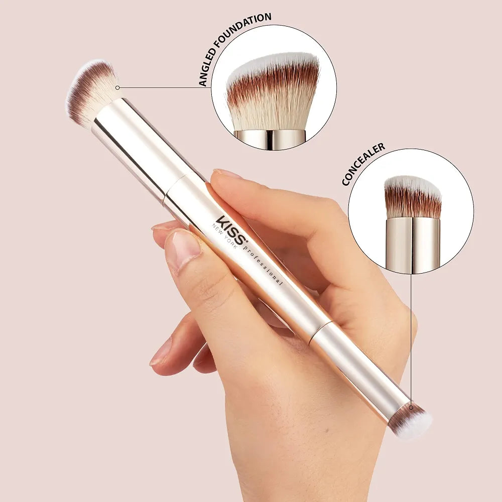 Dual Ended Complexion Brush - Kiss