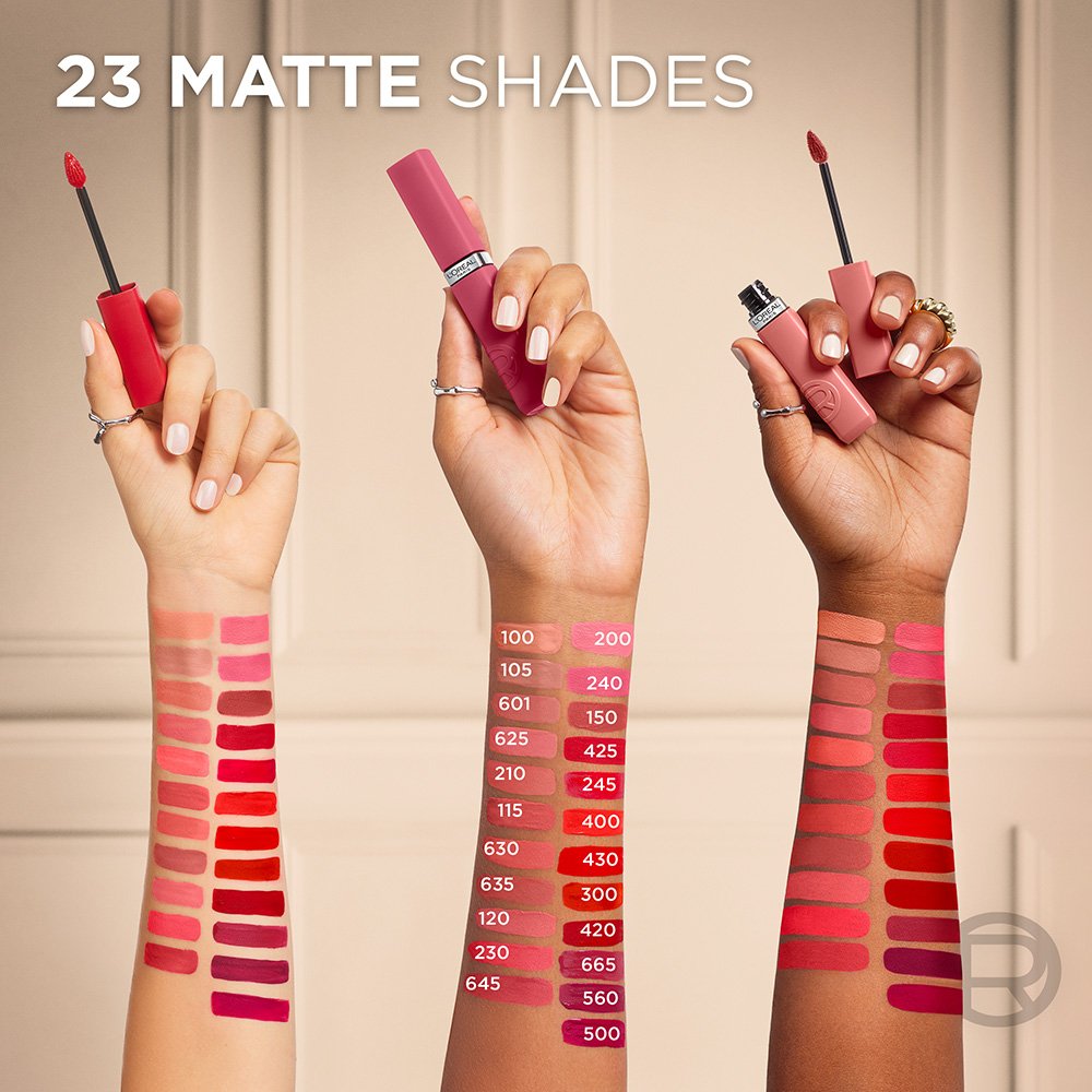Matte Resistance Liquid Lipstick For All Day Matte Color - Loreal