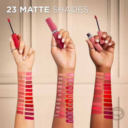 Matte Resistance Liquid Lipstick For All Day Matte Color - Loreal
