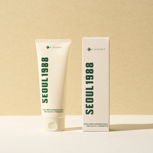 Seoul 1988 Cleansing Foam Pine Cica 1%+Probiotics - K-Secret