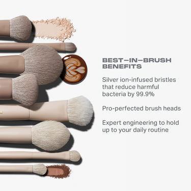 Iced Mocha 4 Piece Face Brush Set - Morphe