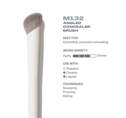 M 132 Angled Concealer Brush - Morphe