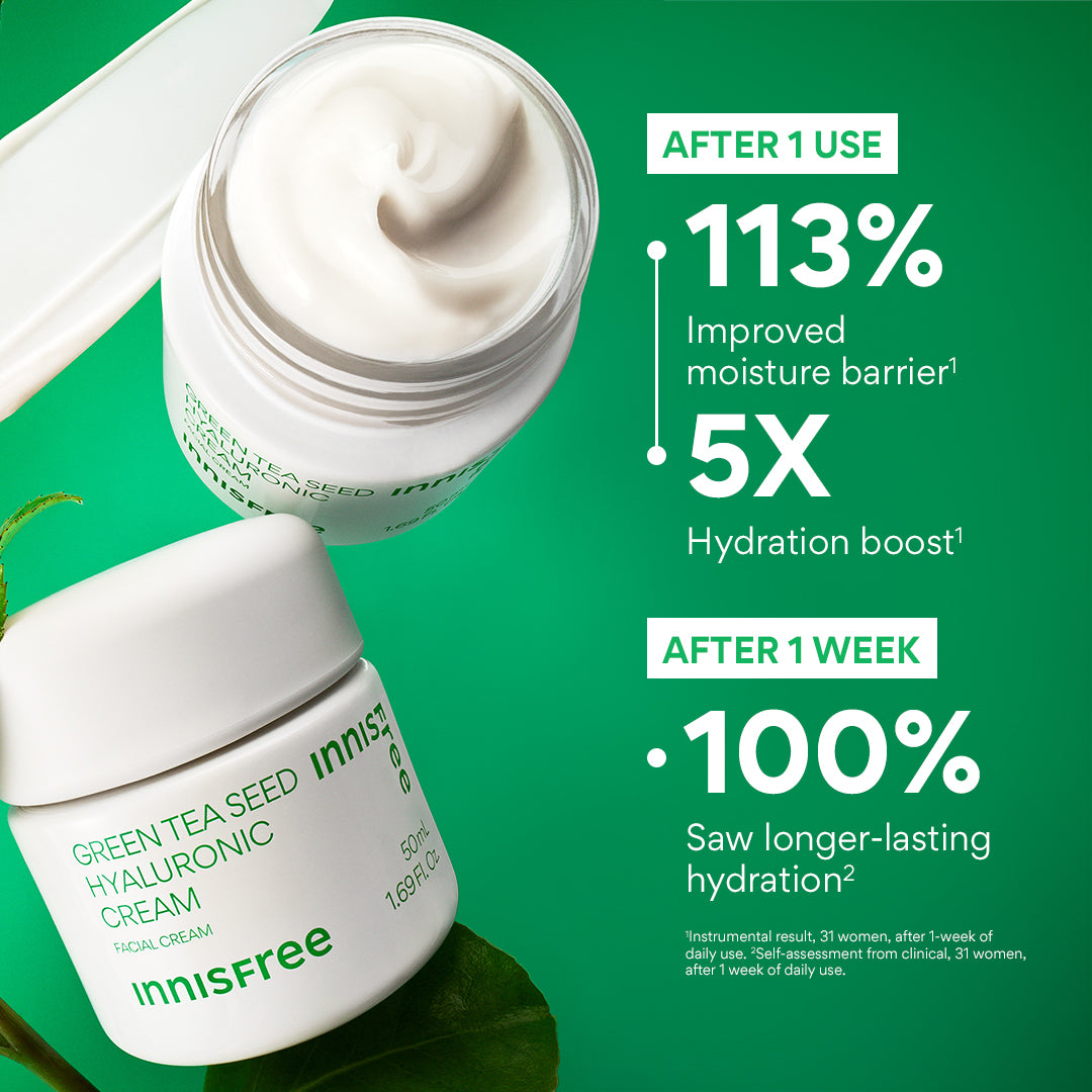Green Tea Seed Hyaluronic Cream - Unnisafree