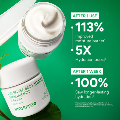 Green Tea Seed Hyaluronic Cream - Unnisafree