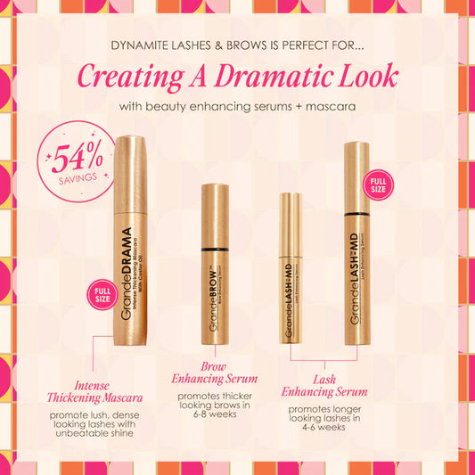 Limited Edition Dynamite Lashes & Brows - Grande Cosmetics