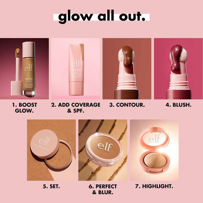 Halo Glow Silky Powder Highlighter - elf