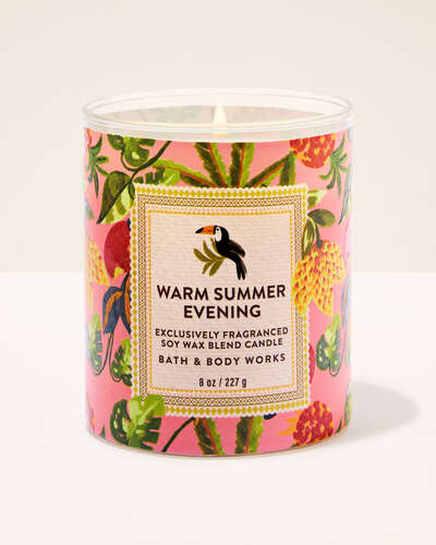Warm Summer Evening 1 Wick Candle - Bath & Body Works