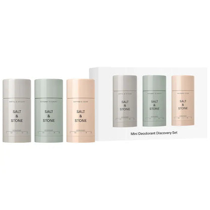Mini Deodorant Discovery Set - Salt & Stone