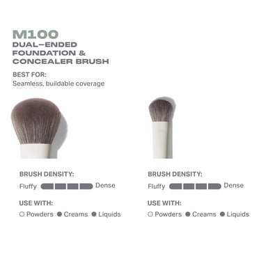 Dual Ended Foundation & Concealer Brush - Morphe