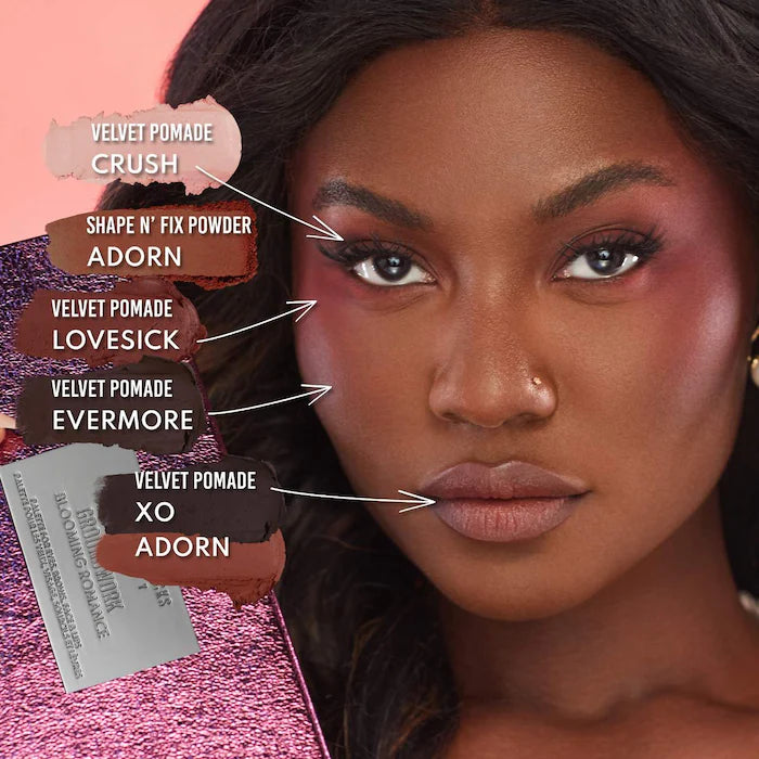Groundwork Blooming Romance Palette For Eye-Brows-Face & Lips - Danessa Myricks Beauty