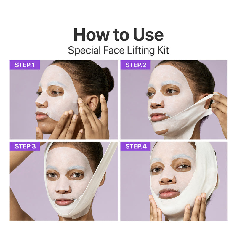 Nad+50 Peptides Lifting & Glowing Full Face Mask - Numbuzin