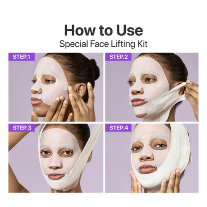 Nad+50 Peptides Lifting & Glowing Full Face Mask - Numbuzin