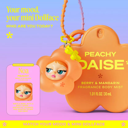 Charmed Daise Fragance Body Mist with Mini Dollface Charm - Daise