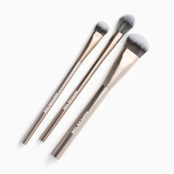 The Essentials 3 Piece Brush Set - Rel Beauty
