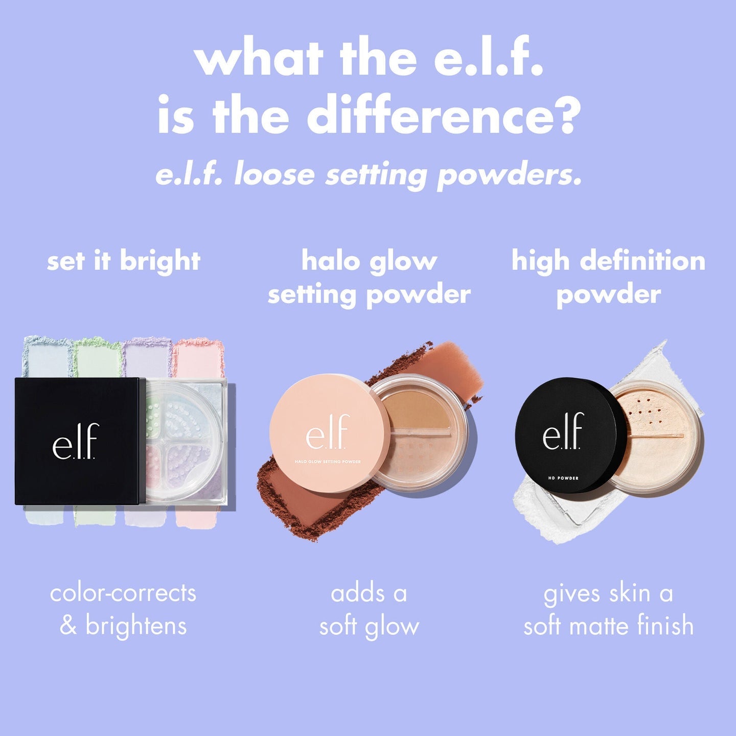 Setting Powder Set It Bright Correcting & Brightening - Elf