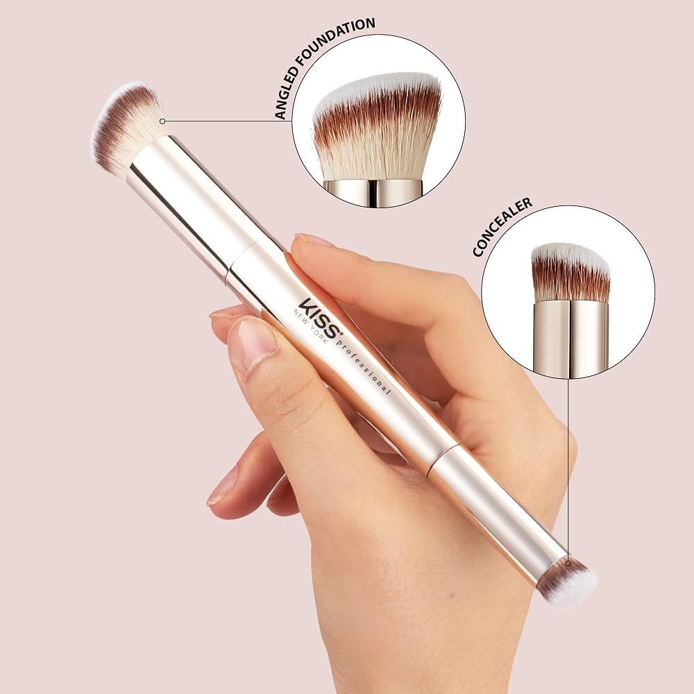 Dual Ended Complexion Brush - Kiss