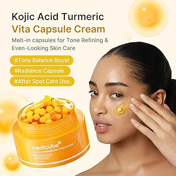Kojic Acid Turmeric Vita Capsule Cream - Medicube