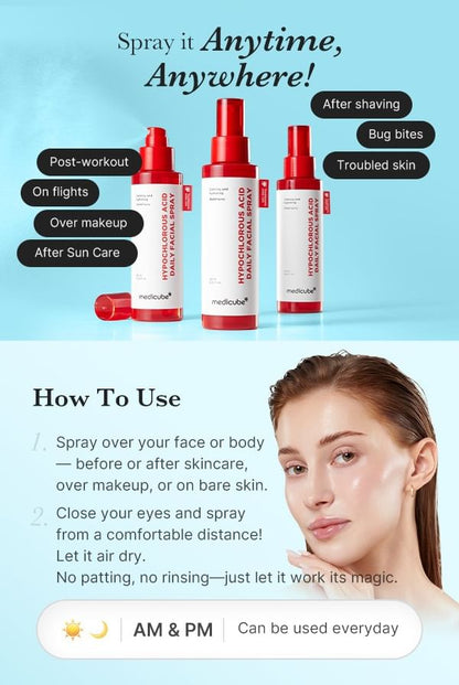 Hypochlorous Acid Daily Facial Spray - Medicube