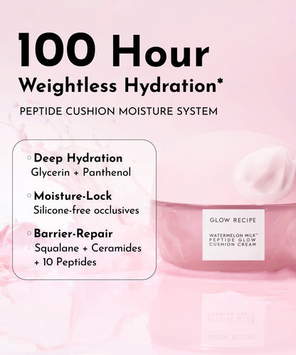 Watermelon Milk Peptide Glow Cushion Cream Refillable - Glow Recioe