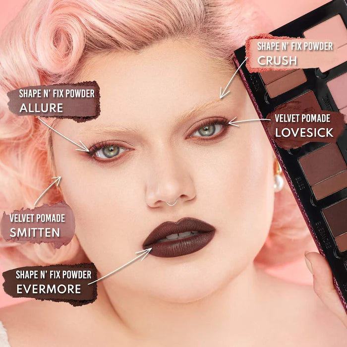 Groundwork Blooming Romance Palette For Eye-Brows-Face & Lips - Danessa Myricks Beauty